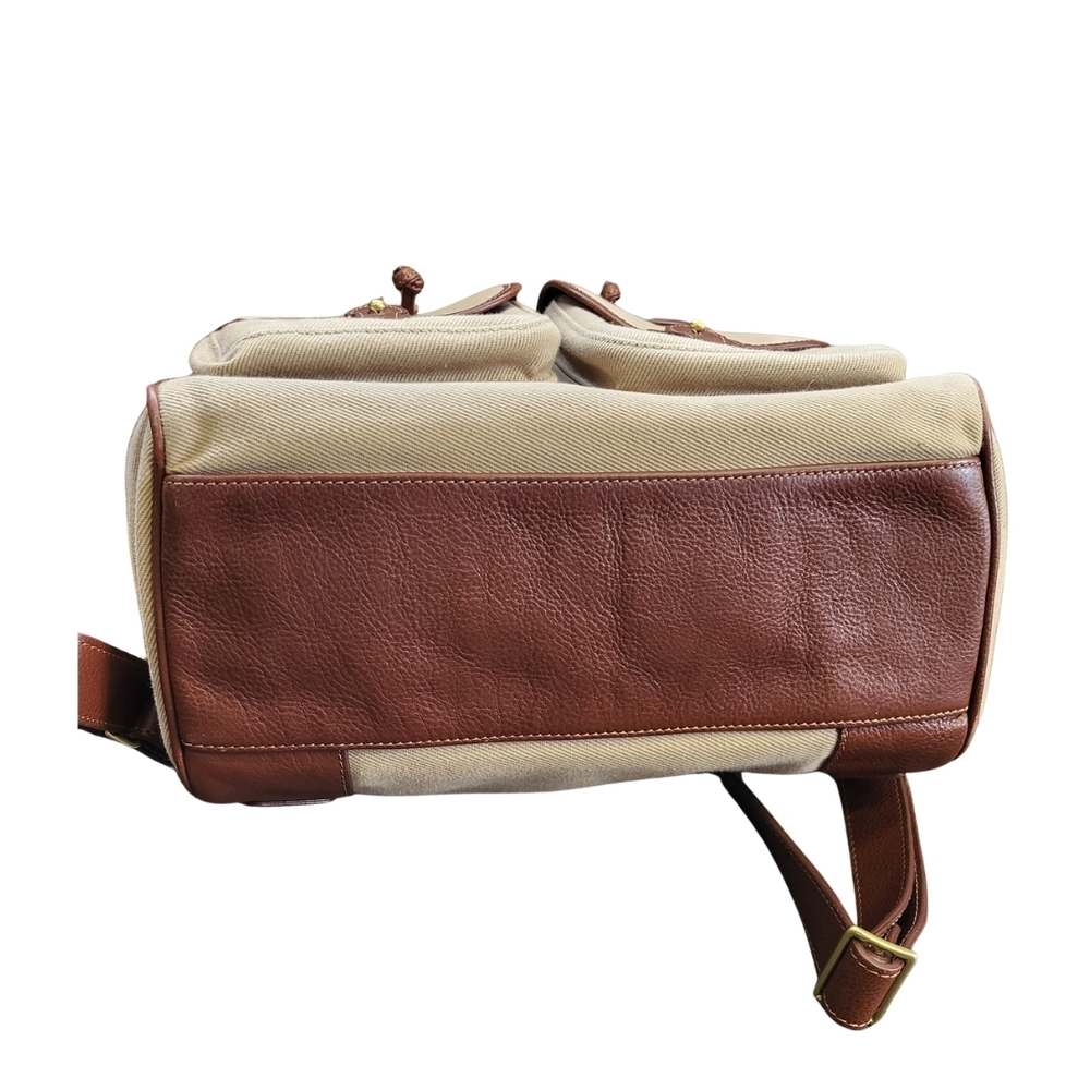 Ghurka Canvas Backpack Heavy Duty Travel Bag Unisex Carry-on - Picture 3 of 9